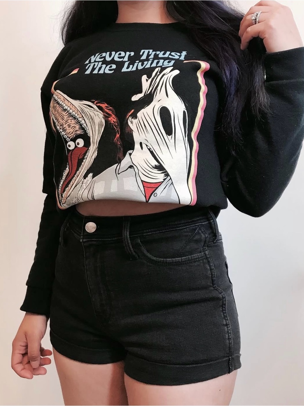 Beetlejuice Scary Maitlands Crewneck